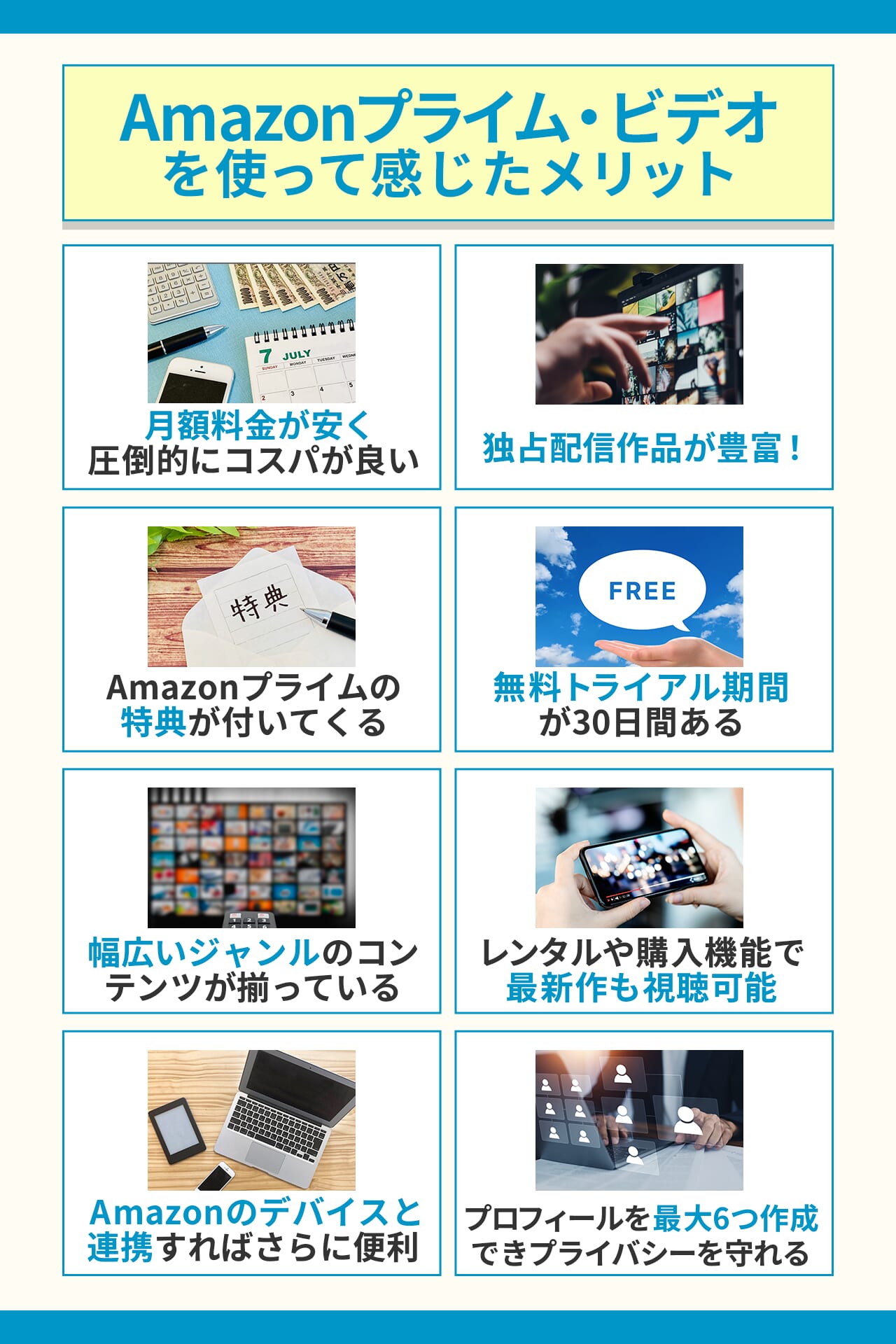 Amazonプライム・ビデオを使って感じたメリット8つ